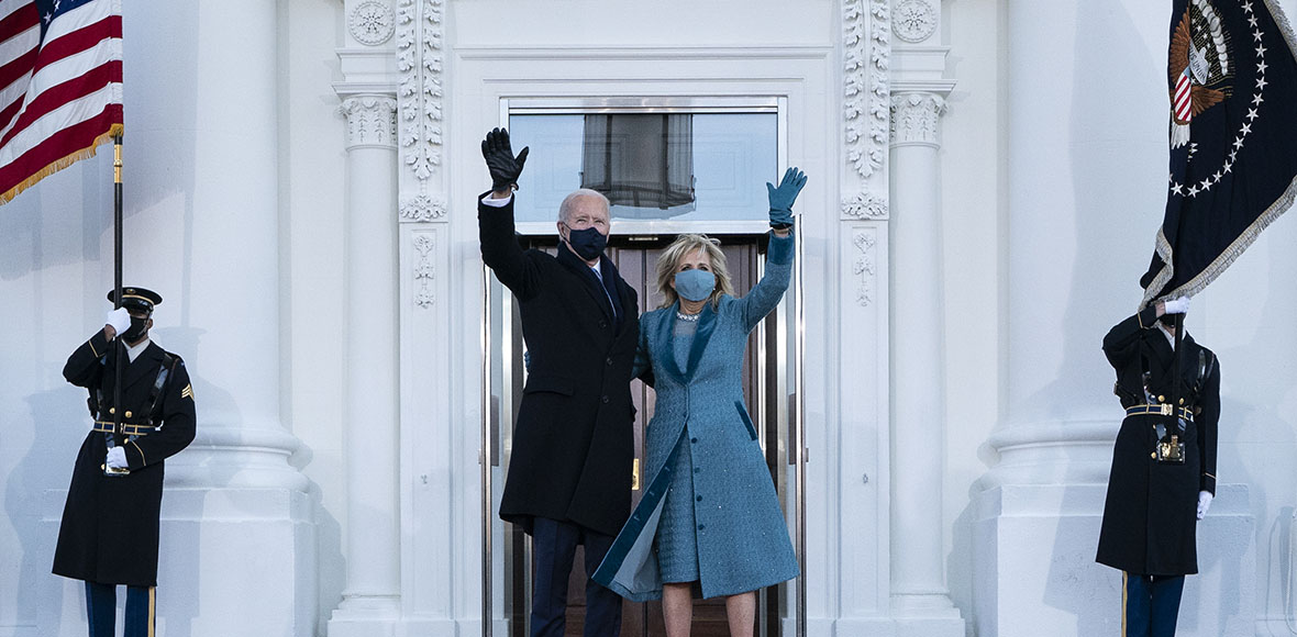 Ο νέος πρόεδρος των ΗΠΑ έφτασε στον Λευκό Οίκο